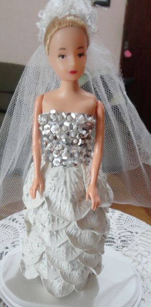 Boneca decoradas em eva