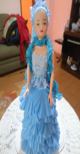 Boneca decoradas em eva