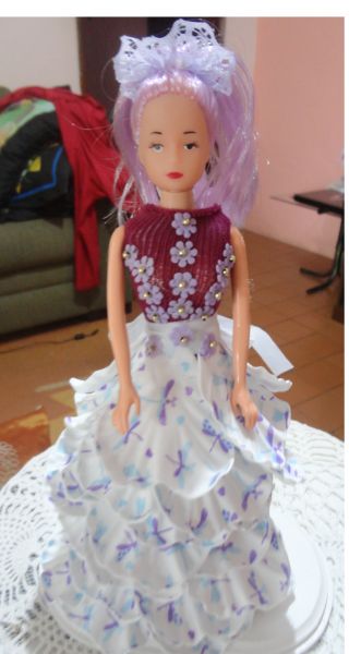 Boneca decoradas em eva