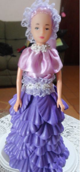 Boneca decoradas em eva