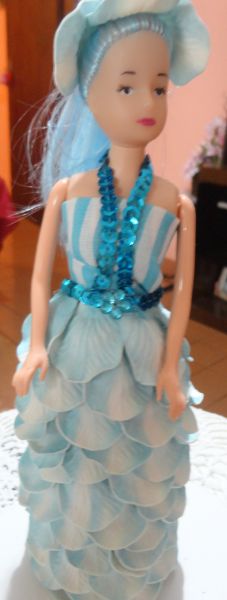 Boneca decoradas em eva